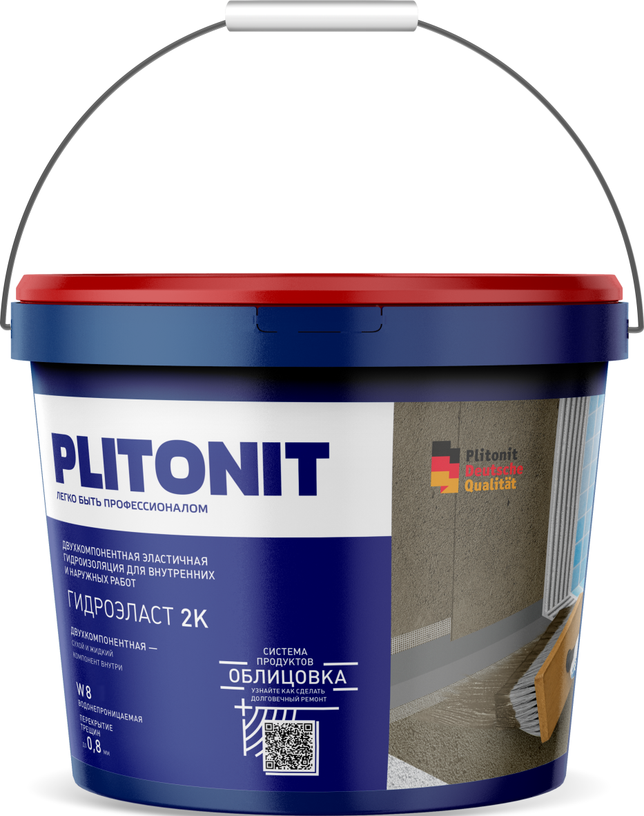 PLITONIT ГидроЭласт 2К Двухкомпонентная гидроизоляция - где купить ...