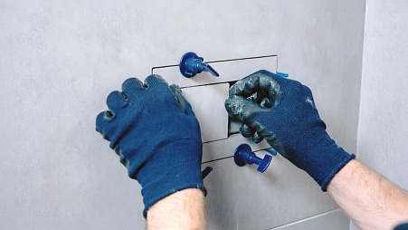 Как сделать кнопку из керамогранита