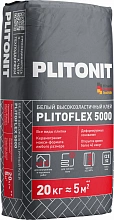 PLITONIT PLITOFLEX 5000 Белый высокоэластичный клей  для плитки