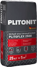 PLITONIT PLITOFLEX 2500 Белый эластичный клей для укладки