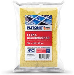 PLITONIT Губка целлюлозная для эпоксидной затирки