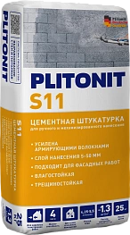 PLITONIT S11 Цементная штукатурка