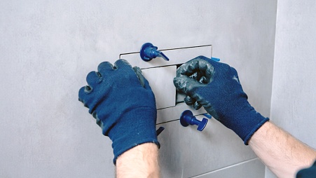 Как сделать кнопку из керамогранита