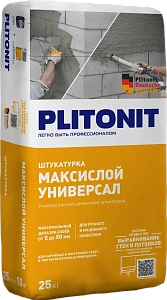 PLITONIT МаксиСлой Универсал Цементная штукатурка