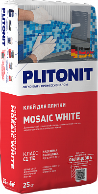 PLITONIT Mosaic White Плиточный клей для мозаики