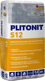 PLITONIT S12 минеральная штукатурка