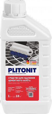 PLITONIT средство для удаления цементного налета — официальное изображение PLITONIT