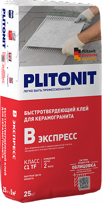 PLITONIT В экспресс быстротвердеющий клей